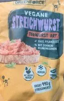 Mängden socker i Vegane Streichwurst Teewurst Art