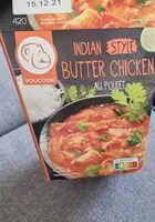 Mängden socker i Indian style butter chicken