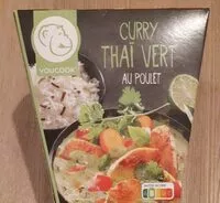 Mängden socker i curry Thaï Vert au poulet