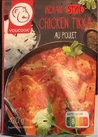 Mängden socker i Chicken tikka au poulet