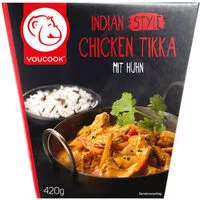 Mängden socker i Indisches Chicken Tikka mit Huhn