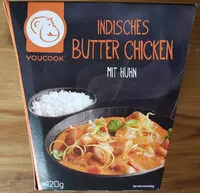 Mängden socker i Indian Style Butter Chicken mit Huhn