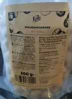 Mängden socker i Noix de macadamia