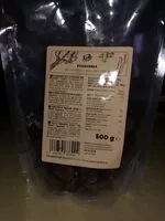 Mängden socker i Rhabarber getrocknet und gezuckert