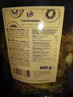 Mängden socker i Tranches de kiwi séchées