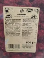 Mängden socker i Himbeeren getrocknet