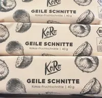 Mängden socker i Barres fruitees noix de coco