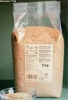 Mängden socker i Bio Basmati Reis braun