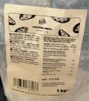 Mängden socker i Mandelmehl