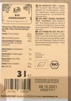 Mängden socker i Jus d’aronia bio