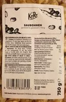 Mängden socker i Saubohnen