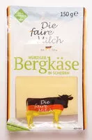 Mängden socker i Würziger Bergkäse in Scheiben