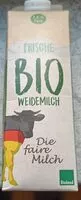 Mängden socker i Bio Weidemilch