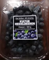 Mängden socker i Kultur Heidelbeeren