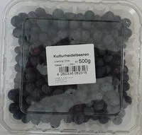 Mängden socker i Kulturheidelbeeren