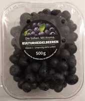 Mängden socker i Kulturheidelbeeren