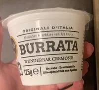 Mängden socker i Burrata