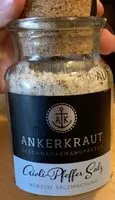 Mängden socker i Salz mit Knoblauch und Pfeffer