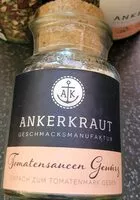 Mängden socker i Tomatensaucen Gewürz