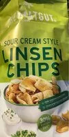 Mängden socker i Linsen Chips Sour Cream Style