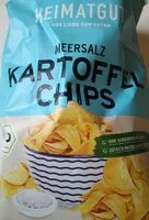 Mängden socker i Kartoffel Chips Meersalz
