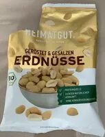Mängden socker i Erdnüsse geröstet & gesalzen