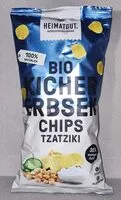 Mängden socker i Bio-Kichererbsen-Chips - Tsatsiki