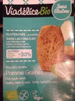 Mängden socker i Biscuit avoine pommes graines