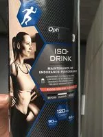 Mängden socker i Optisana Iso drink Blutorange