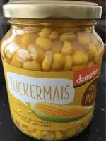 Mängden socker i Zuckermais