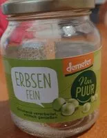 Mängden socker i Erbsen fein