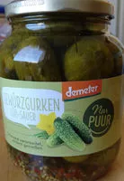 Mängden socker i Gewürzgurken süß-sauer