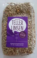 Mängden socker i braune Tellerlinsen