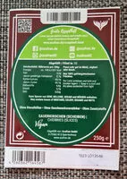 Mängden socker i Sauerkirschen (Scheiben)