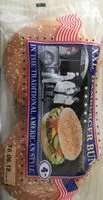Mängden socker i XXL Hamburger Buns, Mit Sesam