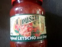 Mängden socker i Letscho