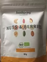 Mängden socker i Foodspring Nüsse &beeren