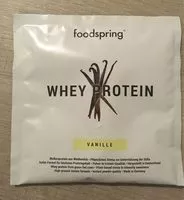 Mängden socker i Foodspring Whey Protein Vanille