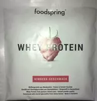 Mängden socker i Foodspring Whey Protein Himbeere