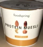 Mängden socker i Protein muesli