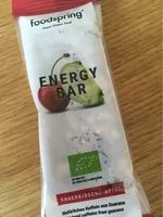 Mängden socker i Energy bar