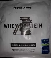 Mängden socker i Whey protein cookie & cream