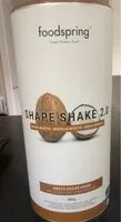 Mängden socker i Foodspring shape shake 2.0