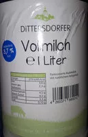 Mängden socker i Vollmilch