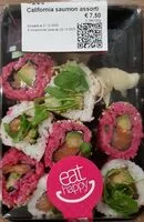 Mängden socker i Californie saumon assorti