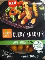 Mängden socker i Like Curry Knacker