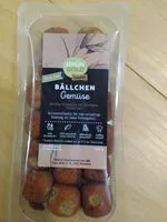 Mängden socker i Bällchen (Gemüse)