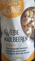 Mängden socker i Weiße Maulbeeren getrocknet