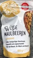 Mängden socker i Weiße Maulbeeren getrocknet