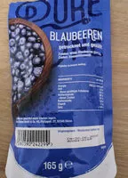 Mängden socker i Wilde Blaubeeren getrocknet und gesüßt